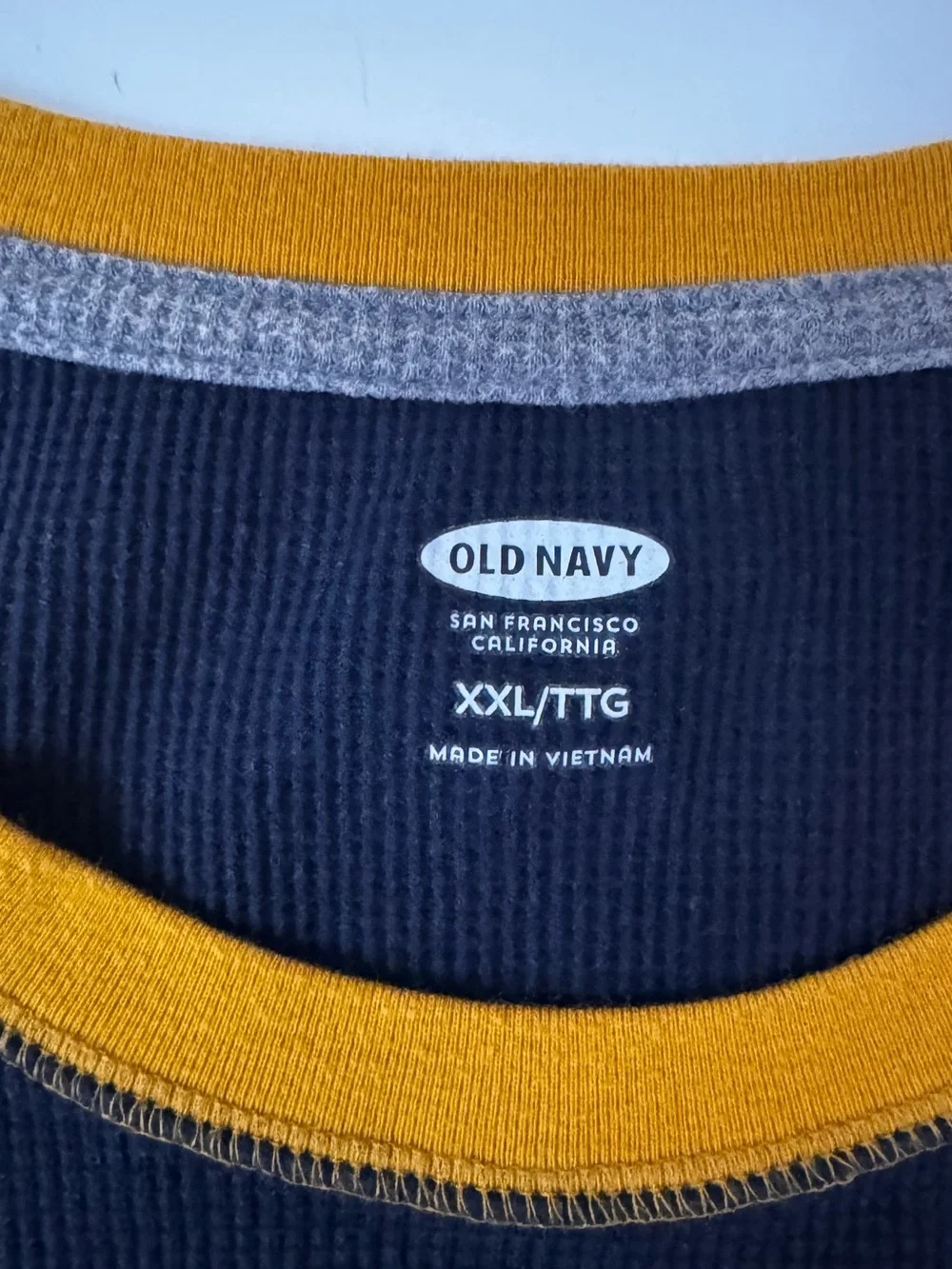Old Navy Black & Orange raglan Long Sleeve Tee
